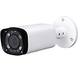 4MP Outdoor Security PoE IP Camera, 2.7-12mm Motorized Varifocal Lens 4X Optical Zoom, 2K HD(2592×1520),Bullet Network Camera,IR Night Vision 197ft,IP67,Onvif (OEM On This Original Model HFW4431R-Z)