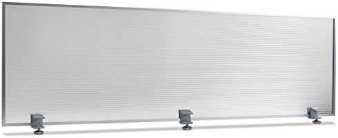 Alera PP6518 Polycarbonate Privacy Panel, 65w X 18h, Silver