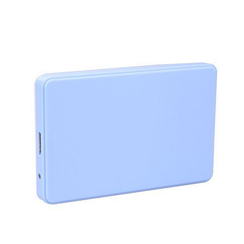 ttnight 2.5" USB 3.0 SATA Hd Box HDD Hard Drive External Enclosure Case USB Cable (Blue)