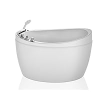 Empava Hot Tub EMPV-JT011 Jacuzzi tina, 48 pulgadas, color blanco