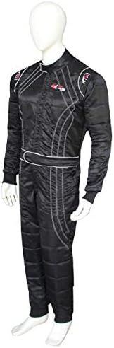 PM Sports New Adult Karting/Race/Rally One Piece Suits Cherry Shiny Fabric 2 Layer Karting Suit 4 Brilliant Colors