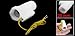 White Plastic Shell Magnetic Water Flow Switch w Inner Outer Thread
