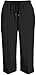 Coral Bay Petite Drawstring Twill Capris