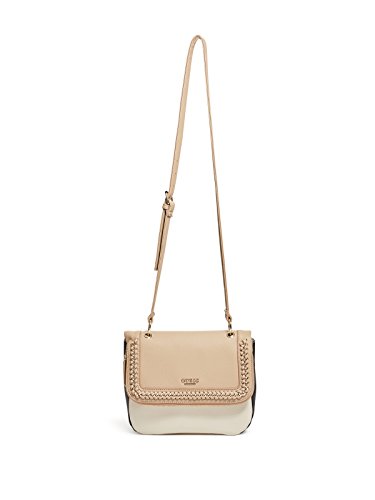 GUESS Factory Women's Sharlet Faux-Leather Chain Trim Crossbody