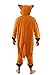 SAZAC Fox Kigurumi - Onesie Jumpsuit Halloween Adult Costume (One Size)