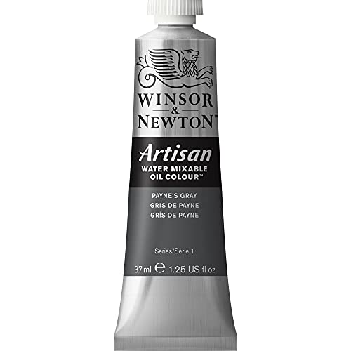 Winsor & Newton Artisan Water Mixable Oil Colour, 1.25-oz (37ml), Paynes Gray