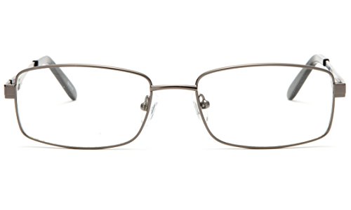 Slim Metal Frames Durable Clear Lens Glasses Spring Hinge