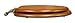 Comfort Seats C1B2E1-17BN Decorative Oak Wood Elongated Toilet Seat with Brushed Nickel Hinges, Light Oak