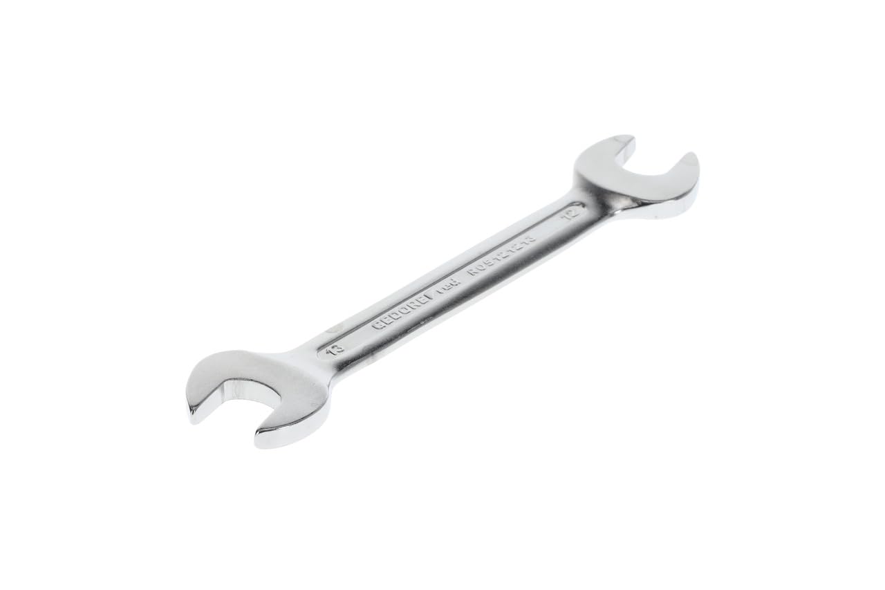 GEDORE red Double open-end spanner, SW 12+13 mm, Metric, Short, Spanner, Open-end spanner, 135 mm long, R05121213