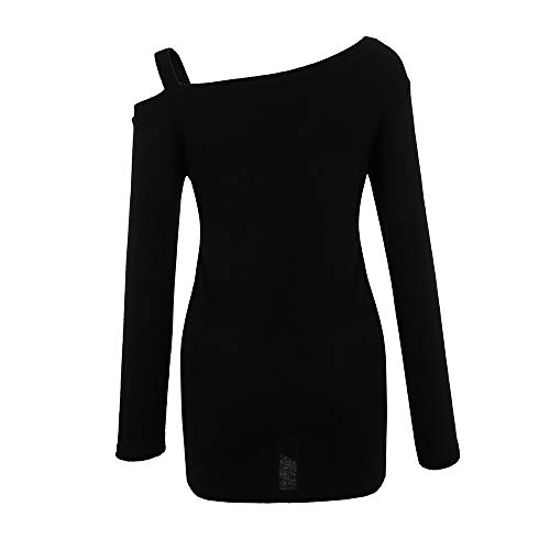 Blouse Tops for Women, Sttech1 Women Fashion Comfy Loose Long Sleeve O-Neck Casual Solid T-Shirt
