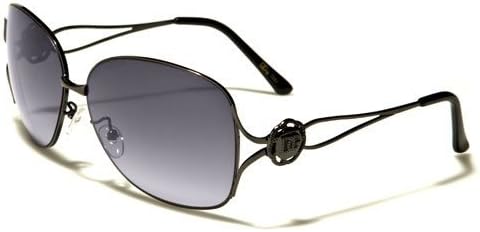 Fashion Eyewear New 2014 Women's Metal Frame Latest Trend Fashion Sunglasses-DG74261 (Black)