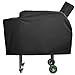 Mini Lustrous Pellet Grill Cover for Green Mountain Grill GMG-3001 Daniel Boone, Premium Patio BBQ Grill Cover with Heavy Duty Anti-UV Water Resistant Material, Black