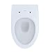 Toto CT418FGNo.01 Aquia Wall-Hung Dual-Flush Toilet, 1.6-GPF and 0.9-GPF Cotton - CT418FG#01