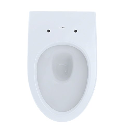 TOTO CT418F01 Aquia WallHung DualFlush Toilet Bowl, Cotton White