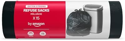 Sacs-Poubelles Extraforts (Poignées à Nouer) 15 x 75litres