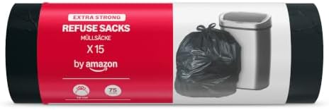 Sacs-Poubelles Extraforts (Poignées à Nouer) 15 x 75litres