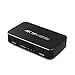 NIERBO HDMI Switcher with an IR Remote 4 Input 1 Output, Switch HDMI 4x1 4K x 2K HDMI Switch 4k @ 60Hz 2.0 Version Full HD 1080P HDCP Switcher 3D for HDTV PS4 BLU-Ray DVD TV Projector