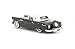 Oxford Diecast 87TH56006 HO Gauge 1:87 Scale 1956 Ford Thunderbird Raven Black and Colonial White