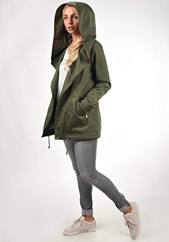 VERO-MODA-Pola-Damen-bergangsjacke-Parka-Mantel-warme-Jacke-gefttert-mit-Kapuze