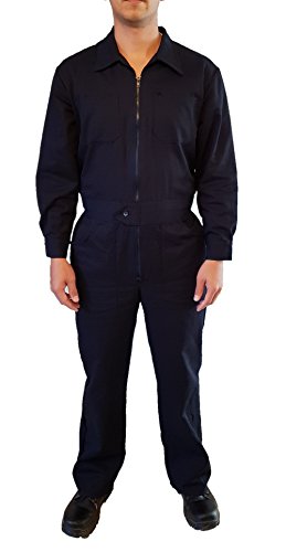 DOFER Mens Coveralls Long Sleeve Shop Coveralls Welding Overalls Mechanic Janitor (L)