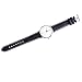 Ritche Leather Strap Replacement Watch Bands Straps 22mm-Black