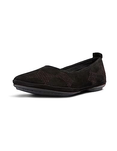 Camper Women's Right Nina Ballet Flat, Schwarz, 2 UK