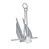 Extreme-Max-BoatTector-Galvanized-Slip-Ring-Anchor-7-45-lbs