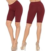 Made in The USA - Solid Basic Cotton Bermuda Thigh Shorts