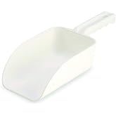 Remco 6400X Color-Coded Plastic Hand Scoop - BPA-Free, Food-Safe Scooper, Commercial Grade Utensils, Restaurant and Food Service Supplies, Large 32 Ounce Size, White