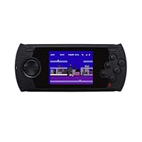 Kariwell MD16 Simulator 3 inch Game Consoles SEGA16BT Handheld PVP PXP FC Sega Game, Loaded with 100 Built-in Games Including Sonic The Hedgehog and Streets of Rage. (Black)