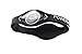Power Balance Silicone Wristband - Genuine (Black w/White Lettering, S)