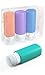 Leak Proof Refillable Silicone Travel Bottles - 3oz Travel Size Containers - Squeeze Bottle with TSA Bag