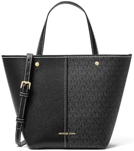 Michael Kors Flora Small Crossbody, Gold-Tone Hardware/Black