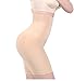 Jenbou Tummy Control Shapewear High Waisted Body Shaper Waist Trainer Panties Thigh Slimmer Shorts Nude