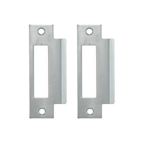 4-7/8 Zinc Plated Strike Plate (Large Hole) (2 Pack)