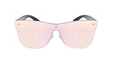 GAMT Wayfarer Sunglasses Integral Mirrored Lens Metal Frame