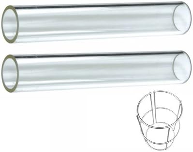 2 Pc Pyramid Style Replacemant Tubes W/support Ring