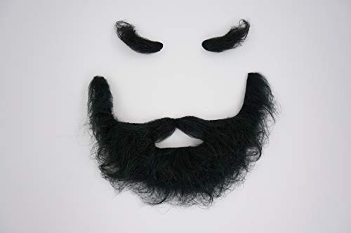 3 Mustaches+Adhesive+Novelty+Realistic+Eyebrows