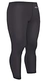 emFraa Mens Womens Skin Tights Thermal Base layer Pants Compression Winter Black XS ~ 2XL