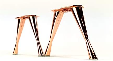 Rose Gold Furniture FEET Set of 4 Metal Copper Furniture Legs 170mm HIGH for Sofas, Chairs, STOOLS SELF FIX SOF3006