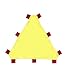 HearthSong Sunrise Triangular Play Panel Attachments - Set of 5 - Each Measures 23.5 L x 24.25 W...