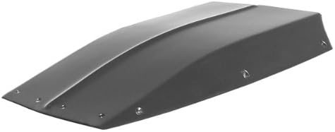 HARWOOD 4 in Tall Black Fiberglass Bolt On Cowl Scoop Hood Scoop P/N 4104