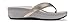 Vionic Women's Pacific High Tide Toepost Sandals - Ladies Mid Heel Flip Flops with Concealed Orthotic Support - Pewter 7M