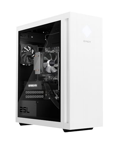 HP. OMEN 25L GT15 Gaming Desktop Computer - 14th Gen Intel Core i7-14700KF 20-Core Processor, 32GB DDR5 RAM, 1TB NVMe SSD + 10TB HDD, GeForce RTX 4070 12GB Graphics, Keyboard & Mouse, Windows 11 Pro