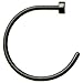 Body Candy Titanium Anodized Stainless Steel Black Nose Hoop 20 Gauge 3/8