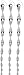 Bird Blinder Repellent Wind Twisting Scare Rods (19 inch)