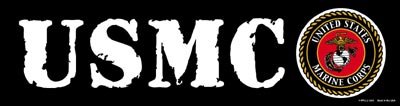 USMC Marine Corps Bumper Strip Magnet