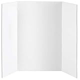 Darice, White, Display Board, Corrugated Cardboard, 36 x 48 inches, Non-Standard