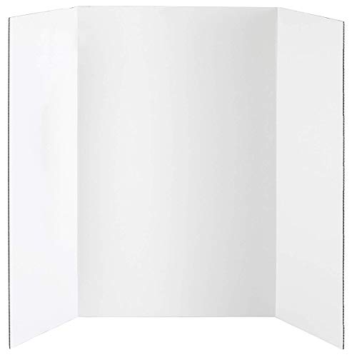 Darice, White, Display Board, Corrugated Cardboard, 36 x 48 inches, Non