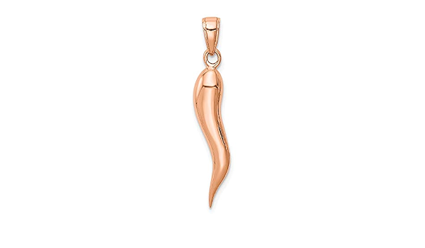 Large Cornicello Italian Horn Pendant 